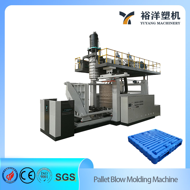 Machine de moulage par soufflage en plastique de palette automatique qui respecte l'environnement de 1,4*1,2 m pour la production de palettes en plastique